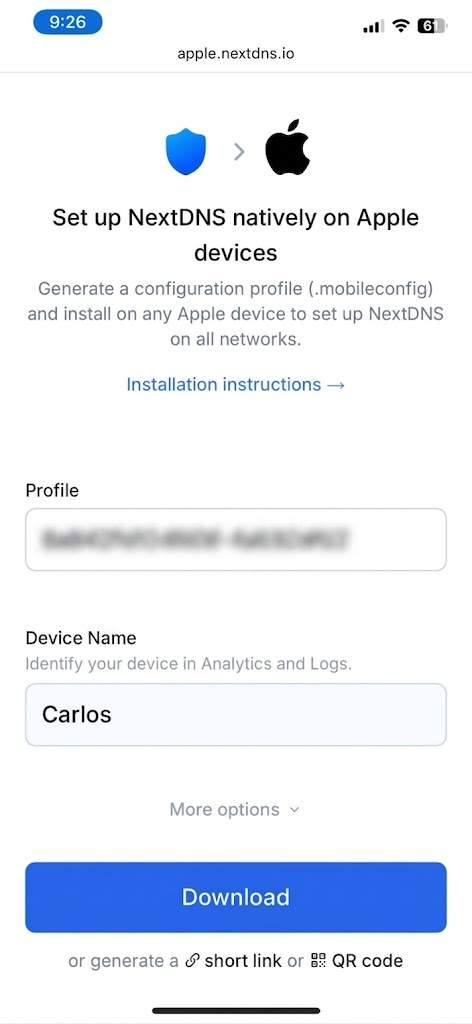 Llevando la Protección fuera de Casa con NextDNS para Celulares image